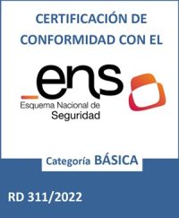 Certificación conformidad ENS